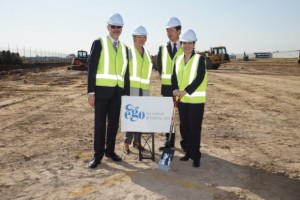 Ego&rsquo;s MD Alan Oppenheim and Scientific and Operations Director Jane Oppenheim were joined by The Hon Lily D&rsquo;Ambrosio MP, Victorian Minister for Industry and The Hon Luke Donnellan Victorian Minister for Roads and Minister for Ports to turn the first soil on the land.